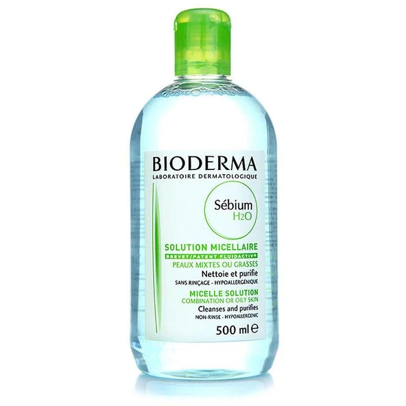 Bioderma Sebium H2O Yüz ve Makyaj Temizleme Suyu 500 ml ürün görseli