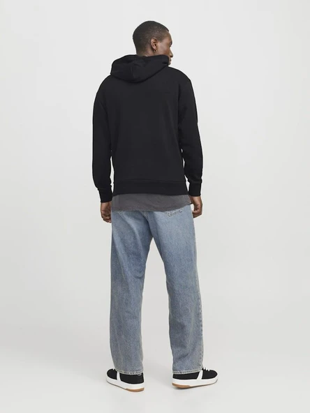Jack Jones Corp Graphıc Regular Fit Kapişonlu Erkek Sweat 12268422 - 4