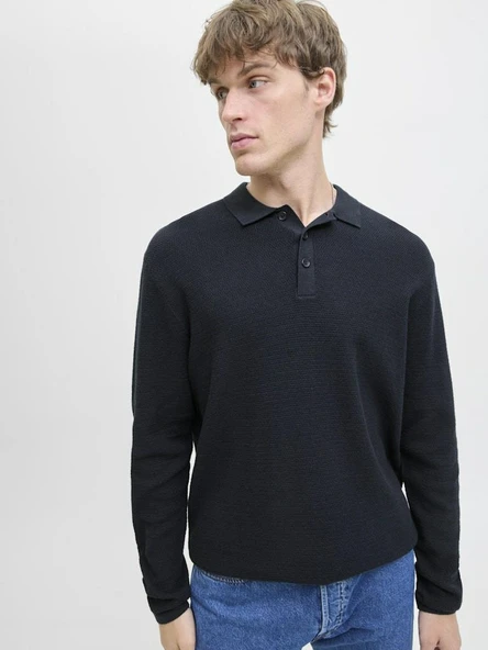 Jack Jones George Polo Yaka Erkek Kazak 12278815 - 3
