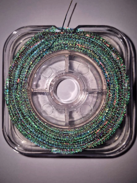 Eagenset Hazır Çapari Kombini Damla Simli Boru Sim Çok Renkli BSCR01 Makarada - Resim 10