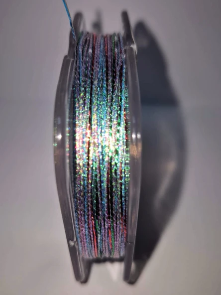 Eagenset Hazır Çapari Kombini Damla Simli Boru Sim Çok Renkli BSCR01 Makarada - Resim 9