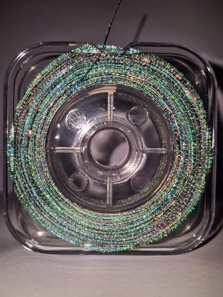 Eagenset Hazır Çapari Kombini Damla Simli Boru Sim Çok Renkli BSCR01 Makarada - Resim 6