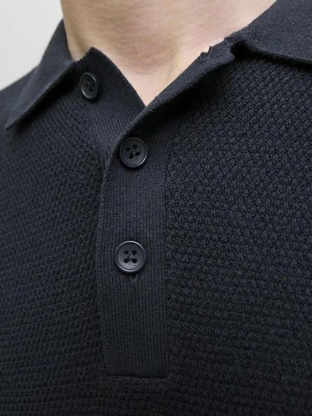 Jack Jones George Polo Yaka Erkek Kazak 12278815 - 6