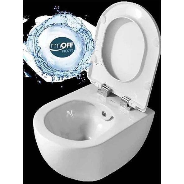 Creavit Free Rim-Off Asma Klozet + Creavit Yavaş Kapanır Kapak + Creavit Gömme Rezervuar - Resim 3