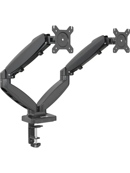 EXVEGA 15-32 inç LCD / LED İkili Monitör Tutucu Kol Amortisörlü Vesa Monitör Standı EX787 - 5