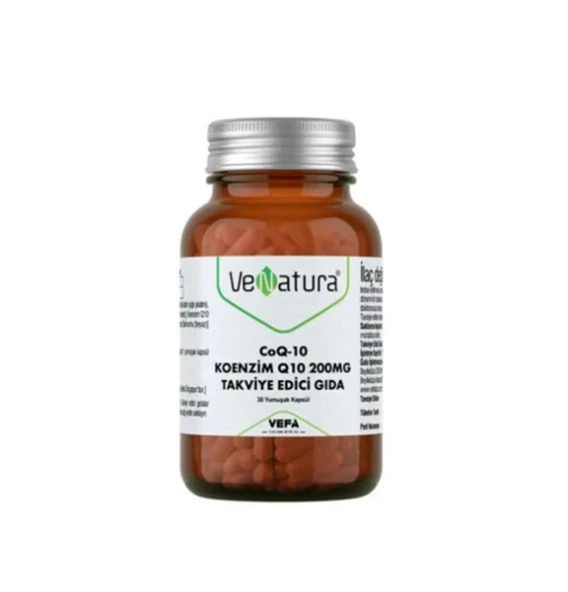 Venatura CoQ-10 Koenzim Q10 200 mg Takviye Edici Gıda 30 Kapsül ürün görseli 1