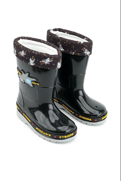 Monalisa Home 28 Numara Lüks Renkli  Yağmurluk Çocuk Çizme