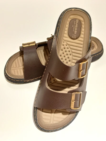 Monalisa Home Lüks Gösterişli Kahverengi 45 Numara Terlik ürün görseli