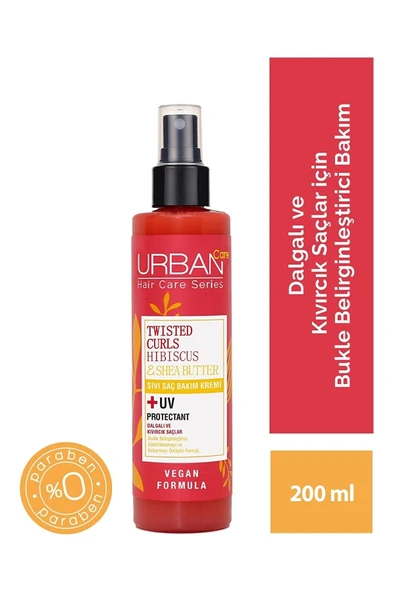 Twisted Curls Hibiscus & Shea Butter Sıvı Saç Bakım Kremi 200 Ml …krem44 ürün görseli 1