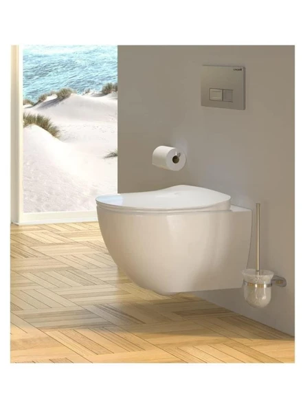 Creavit Free Rim-Off Asma Klozet + Creavit Yavaş Kapanır Kapak + Creavit Gömme Rezervuar - Resim 5