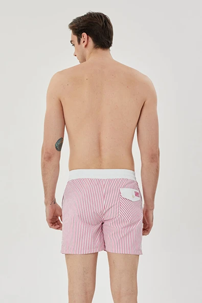 Erkek Çizgili Şort - Resim 5