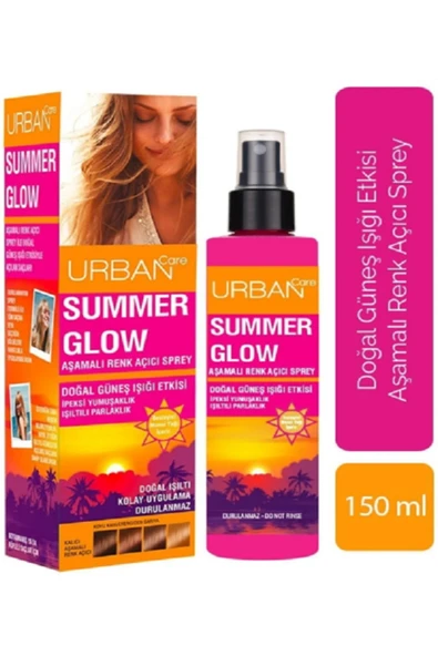 Summer Glow Aşamalı Renk Açıcı Süper Sprey 150 Ml _urban-sprey-002 ürün görseli 1