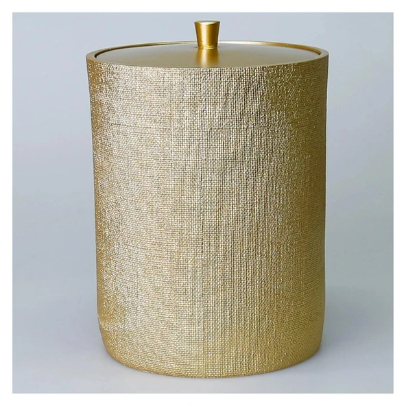 Selim Dekor Linen Banyo Seti Altın - Resim 3