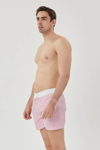 Erkek Çizgili Şort - Resim 3