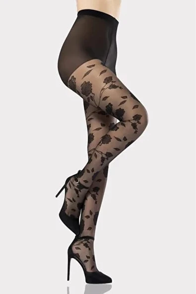 Monalisa Home Gösterişli  Figürlü L Beden Kilotlu Çorap