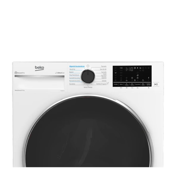 Beko CM 850 YK 1400 Devir 8 Kg / 5 Kg Beyaz Kurutmalı Çamaşır Makinesi - 3