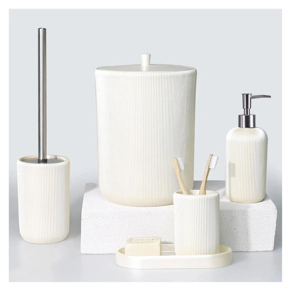 Selim Dekor Lydia Banyo Seti İnci ürün görseli