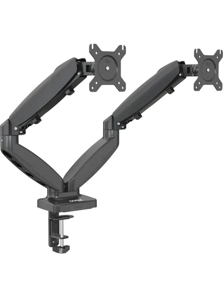 EXVEGA 15-32 inç LCD / LED İkili Monitör Tutucu Kol Amortisörlü Vesa Monitör Standı EX787 - 1