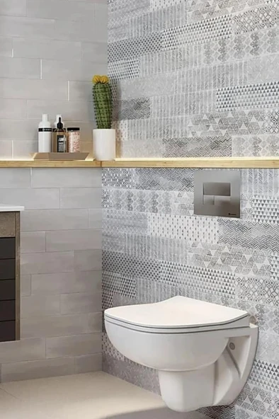 Seramiksan Petite Kanalsız Rim-Out Asma Klozet + Yavaş Kapanır Kapak + Creavit Gömme Rezervuar - Resim 6