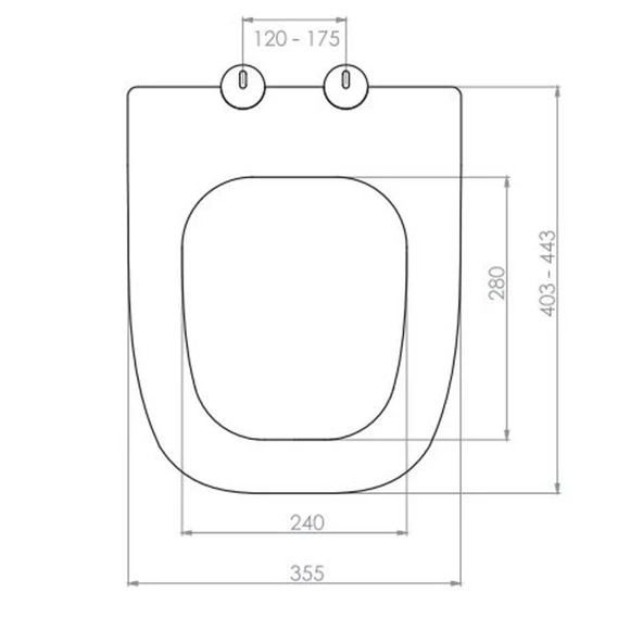 Seramiksan Petite Kanalsız Rim-Out Asma Klozet + Yavaş Kapanır Kapak + Creavit Gömme Rezervuar - Resim 4