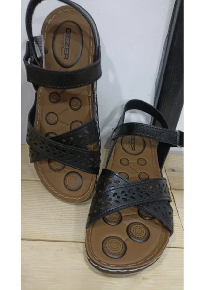 Monalisa Home  36 Numara Lüks Siyah Renk Yumuşak Taban Sandalet