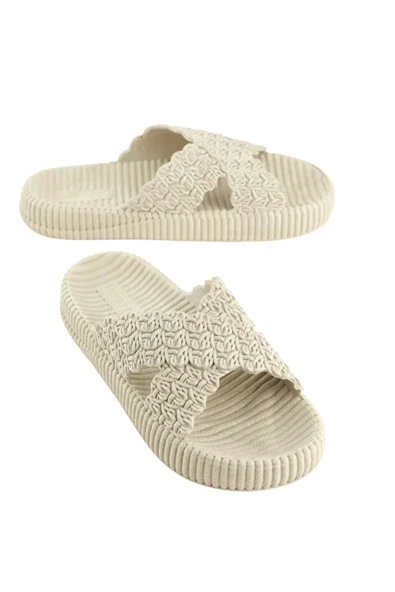 Monalisa Home 38 Numara Lüks Gösterişli Hasır Görüntülü Terlik ürün görseli