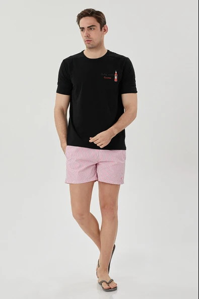 Erkek Çizgili Şort ürün görseli