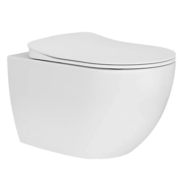 Creavit Free Rim-Off Asma Klozet + Creavit Yavaş Kapanır Kapak + Creavit Gömme Rezervuar - Resim 2