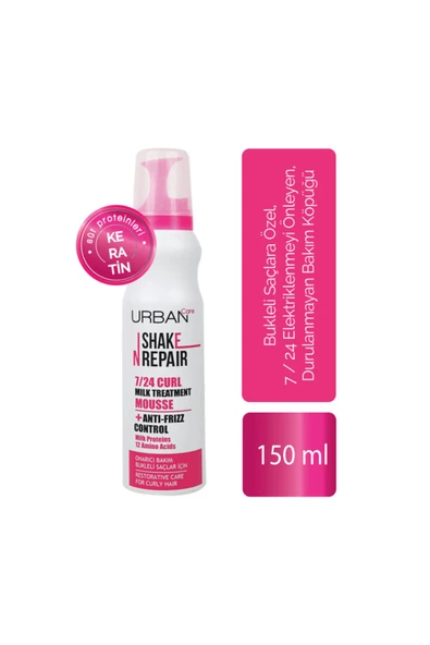 Biotin Caffeine Şampuan 350 Ml + Bukleli Saçlar Için Elektriklenmeyen Saç Bakım Köpüğü 150ml - 3
