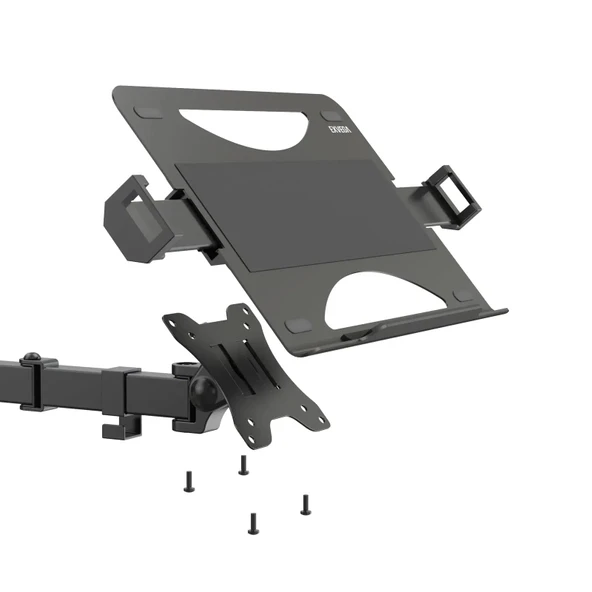 EXVEGA Ayarlanabilir Alüminyum Laptop Standı Vesa Bağlantılı Monitör Kolu Uyumlu EX789 - 1