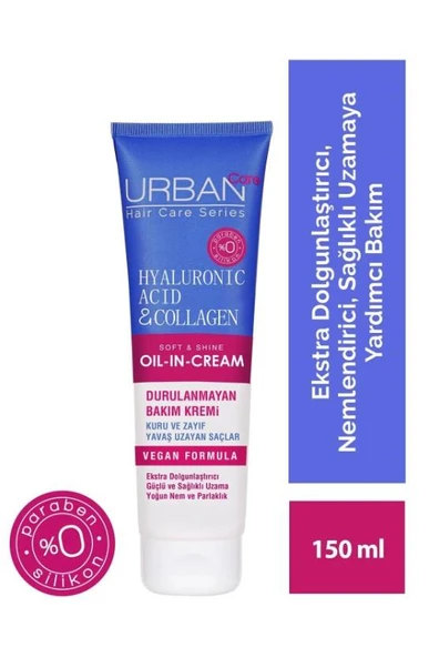 Urban Care Hyaluronic Asit & Collagen Durulanmayan Krem 150 ml ürün görseli 1