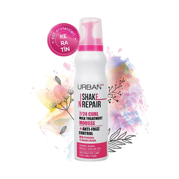 Urban Care Bukleli Saçlar İçin Onarıcı Bakım Köpüğü 150 ml ürün görseli 1