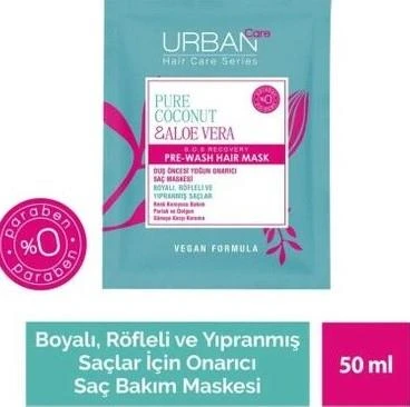 Urban Care Pure Coconut & Aloe Vera Hair Mask 50 ml ürün görseli 1