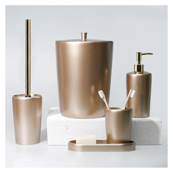 Selim Dekor Conical Banyo Seti Vizon ürün görseli