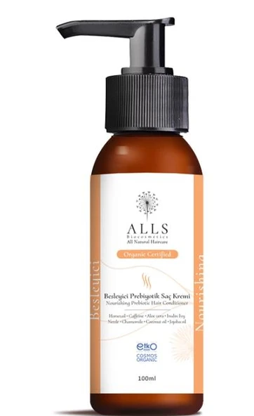 Alls Biocosmetics Organik Besleyici Prebiyotik Saç Kremi 100 ml ürün görseli