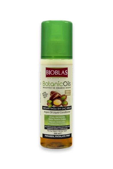 Bioblas Botanic Oils Argan Yağlı Sıvı Saç Kremi 200 ml ürün görseli