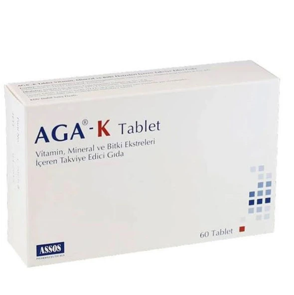 AGA-K Takviye Edici Gıda 60 Tablet ürün görseli 1
