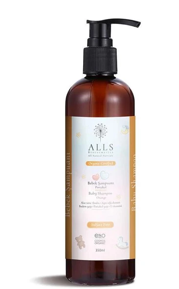 Alls Biocosmetics Organik Portakallı Bebek Şampuanı 350 ml ürün görseli 1
