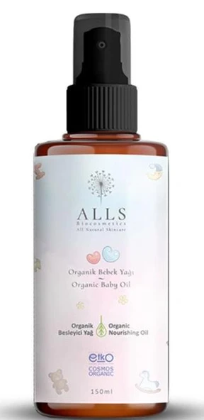 Alls Biocosmetics Organik Bebek Yağı 150 ml ürün görseli 1