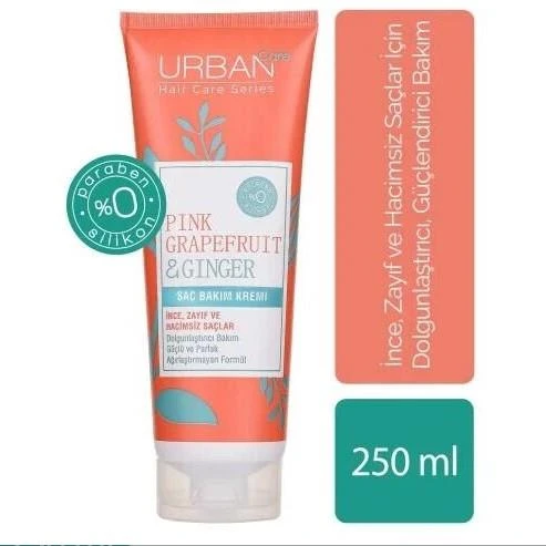 Urban Care Pink Grapefruit & Ginger Saç Kremi 250 ml ürün görseli