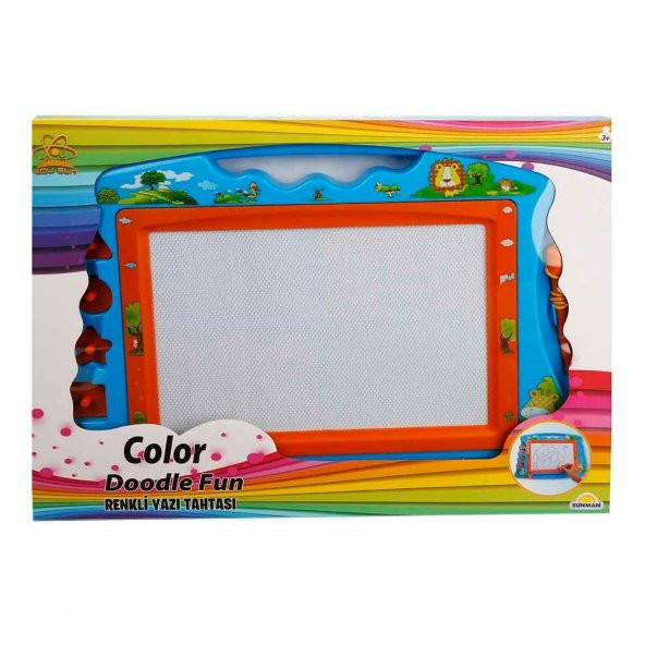 Doodle Renkli ve Şekilli Yazı Tahtası - 6
