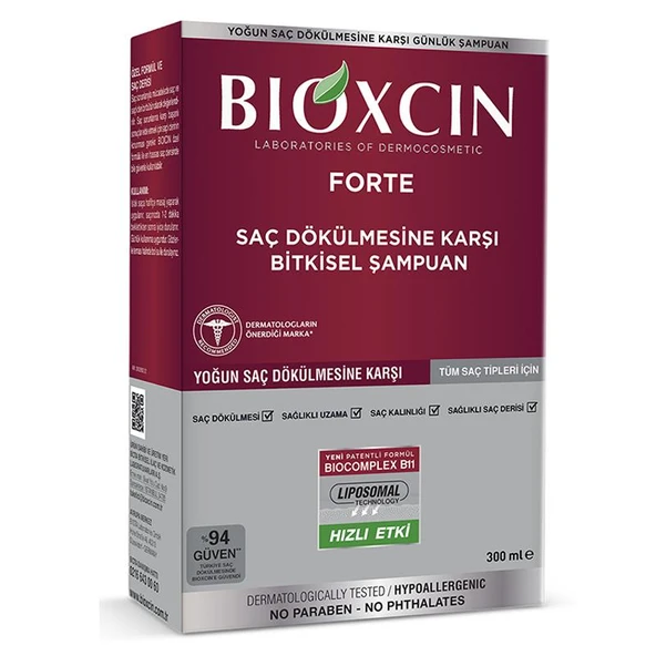 Bioxcin Forte Bitkisel Şampuan 300 ml ürün görseli 1