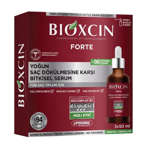Bioxcin Forte 3lü Serum ürün görseli 1