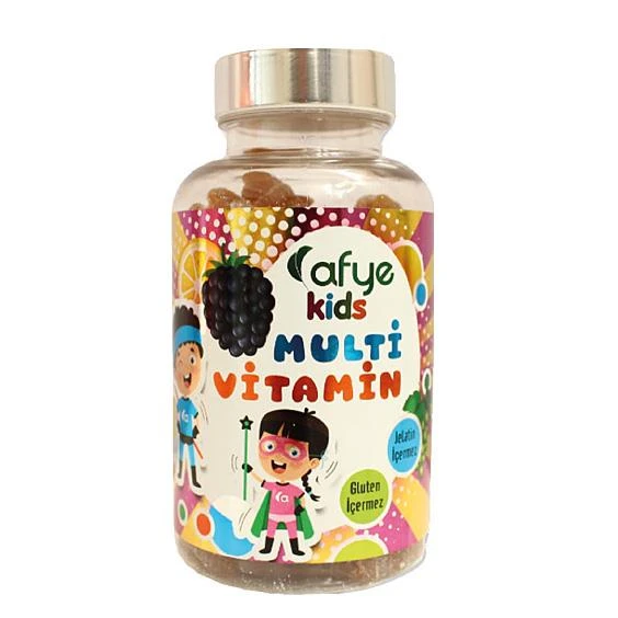 Afye Kids Güçlendirilmiş Şeker Multivitamin 50 Ayıcık