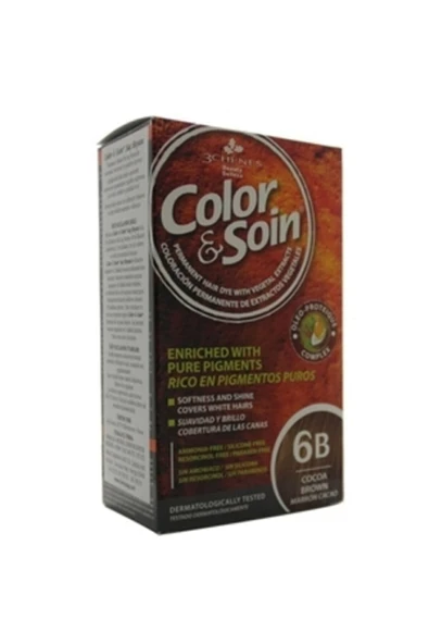 Color And Soin Tamamen Bitkisel Organik Saç Boyası 6b Kakao Kahvesi ürün görseli