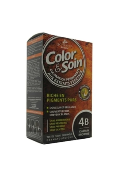 Tamamen Bitkisel Organik Saç Boyası 4b Brovni Kestanesi ürün görseli