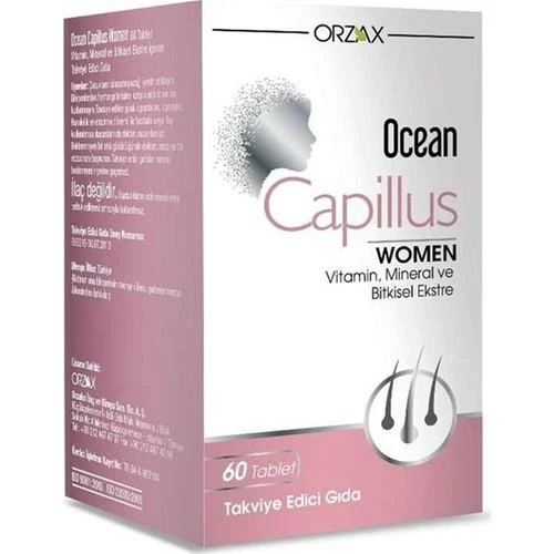 Orzax Ocean Capillus Women 60 Tablet ürün görseli 1