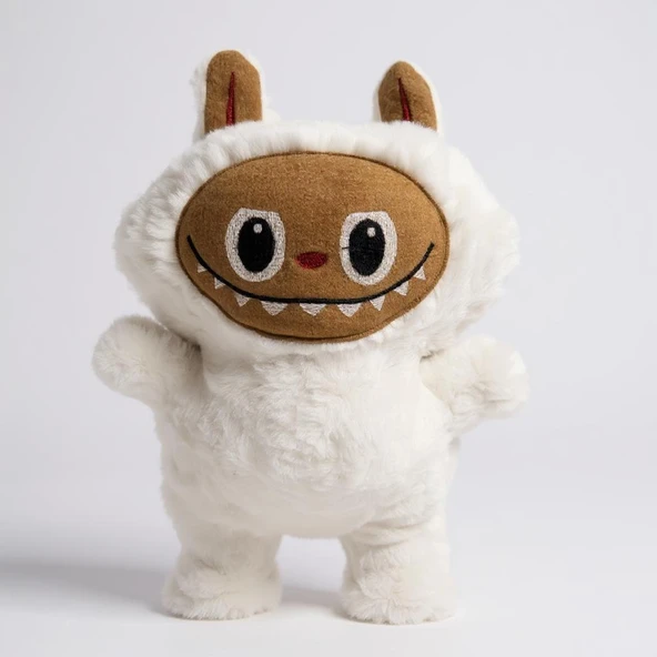 plentiful Labubu 35 cm Peluş Oyuncak , El Yapımı , Kahve - 3