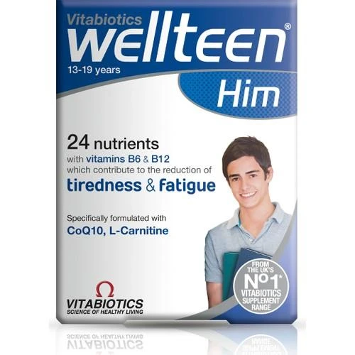 Wellteen Him 13-19 years 30 Tablets ürün görseli