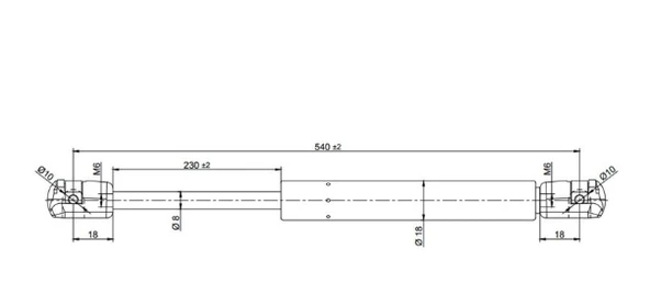 KRAFTVOLL 09010017 Bagaj Amortisörü Astra G HB 98-10 (2 Adettir) - Resim 2